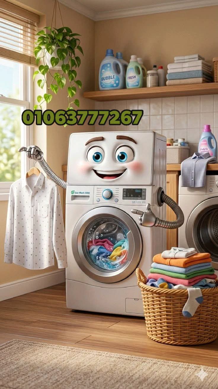 الغساله لا تعصر و لا تدور.شرح ١٢ سبب محتمل